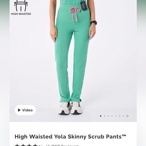 Figs Yola Surgical Green XS tall Pants